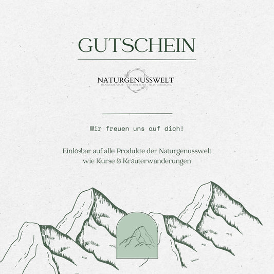 Geschenkgutschein – Naturgenusswelt