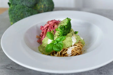 Cremige Brokkoli-Basilikum-Pasta