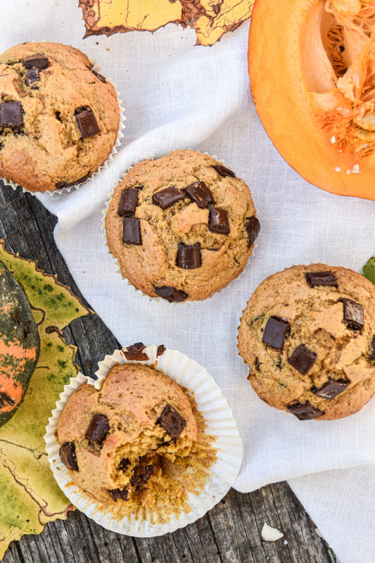 Saftige Kürbis-Muffins: Gesund, vegan und perfekt für den Herbst!