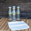 Pflanzenmilch Starter-Set – 4 Glasflaschen 1 l & Nussmilchbeutel