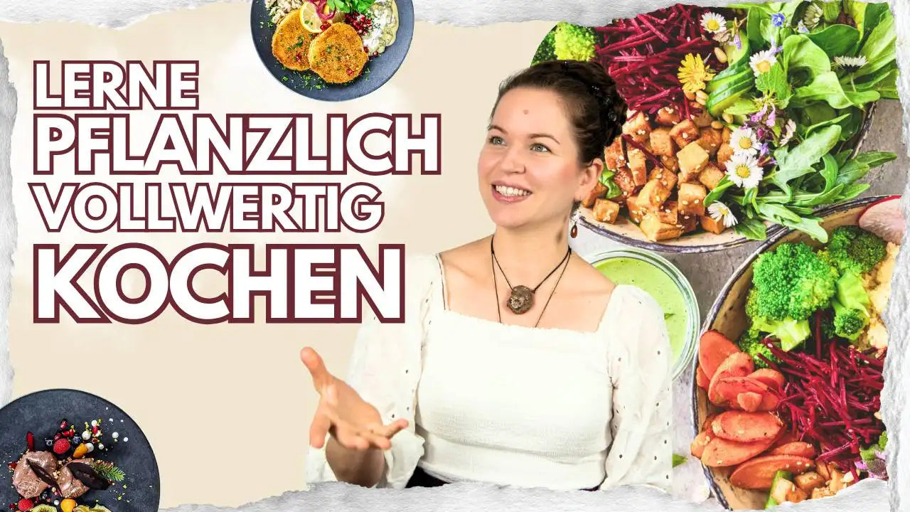Entdecke einfache, gesunde vegane Küche. Lerne vollwertig zu kochen – nährend, alltagstauglich und unglaublich lecker.